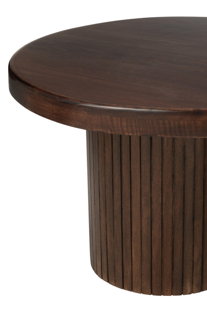 Salon Table Infinity Mango Wood Brown Small - Majorr