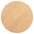 Salontafel Belfort 85Ø (Natural oak) - Majorr