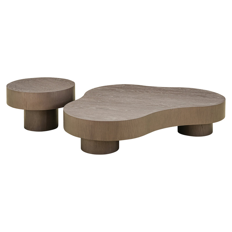 Salontafel Bogor set van 2 bronze (Bronze) - Majorr