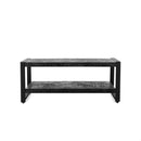 Salontafel Britt Zwart met Legplank 110 - Majorr