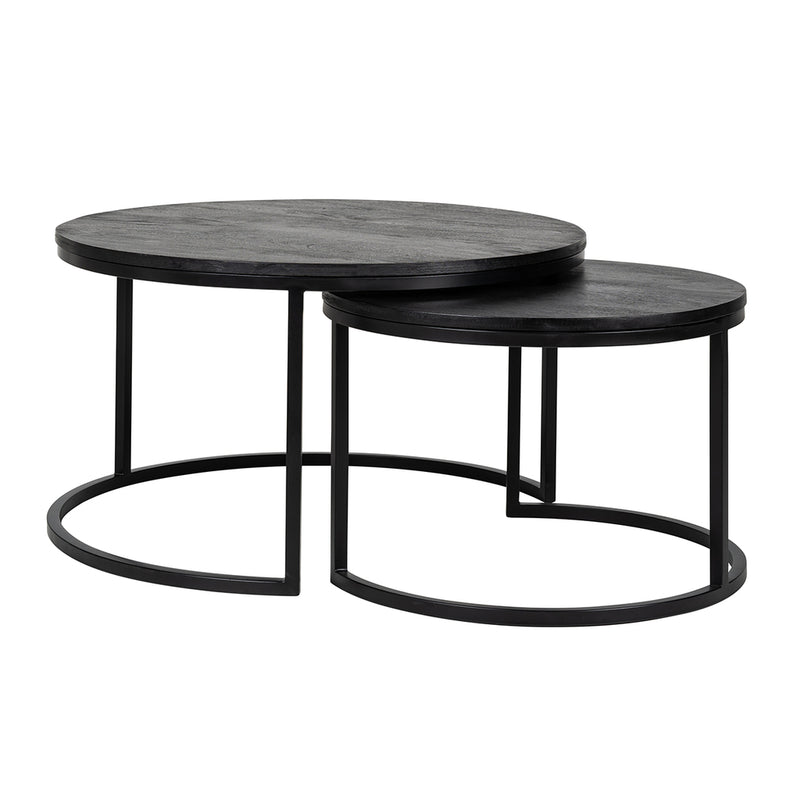 Salontafel Catana set van 2  (Black) - Majorr