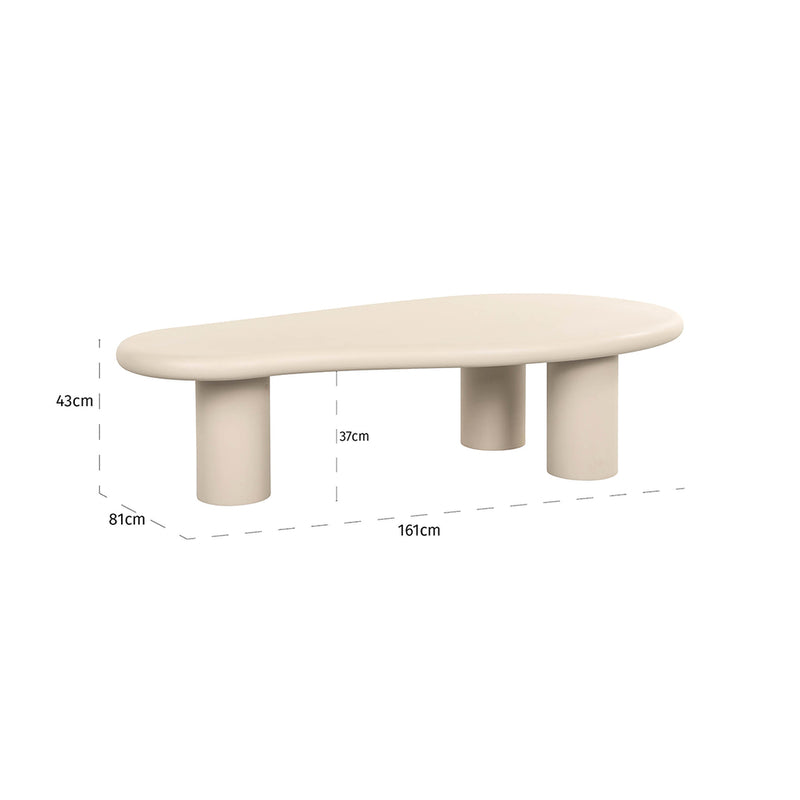 Salontafel Clayton (Beige) - Majorr