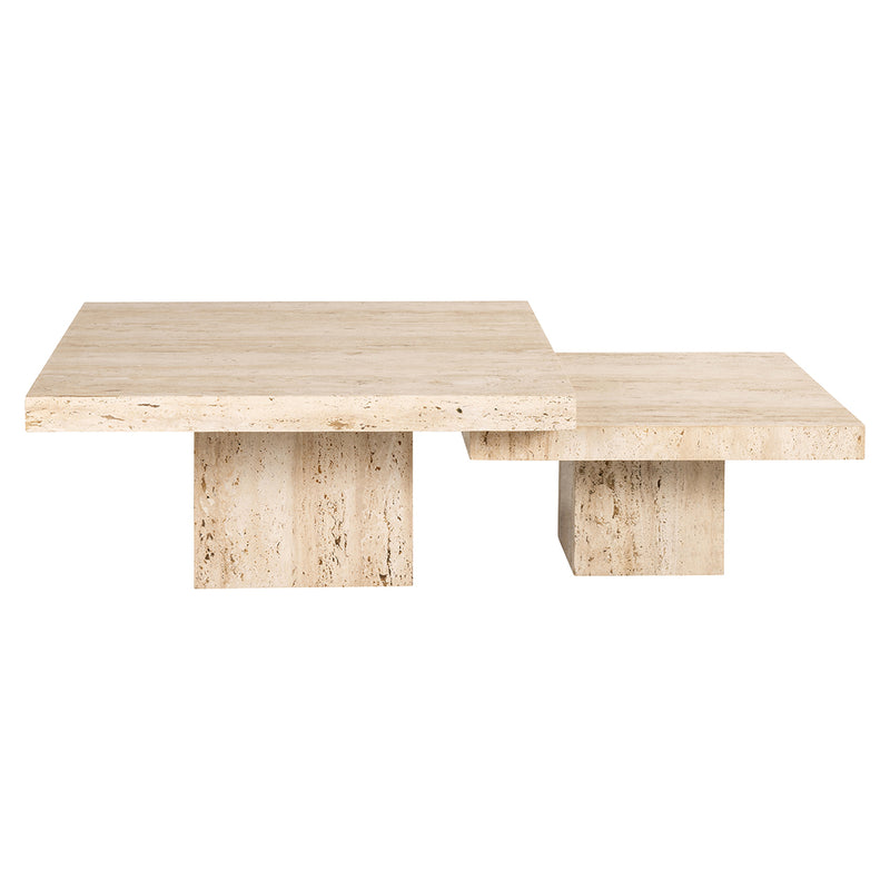 Salontafel La Cantera vierkant set van 2 - Majorr