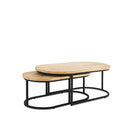 Salontafel Ovaal Olivia Set van 2 - Majorr