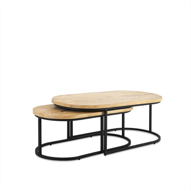 Salontafel Ovaal Olivia Set van 2 - Majorr