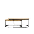 Salontafel Ovaal Olivia Set van 2 - Majorr
