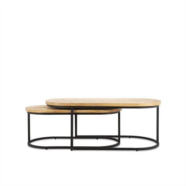 Salontafel Ovaal Olivia Set van 2 - Majorr