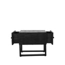 LABEL51 Salontafel Santos - Zwart - Mangohout - 50 cm - Majorr