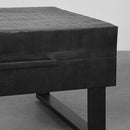 LABEL51 Salontafel Santos - Zwart - Mangohout - 70 cm - Majorr