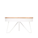 LABEL51 Salontafel Saran - Wit - Metaal - Rond - 80 cm - Majorr