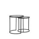 LABEL51 Salontafel Set Pair - Antiek ash - Metaal - 40 cm - Majorr