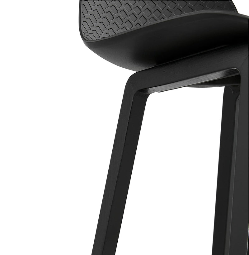 Halfhoge kruk 'SASHIMI MINI' zwart design - Majorr