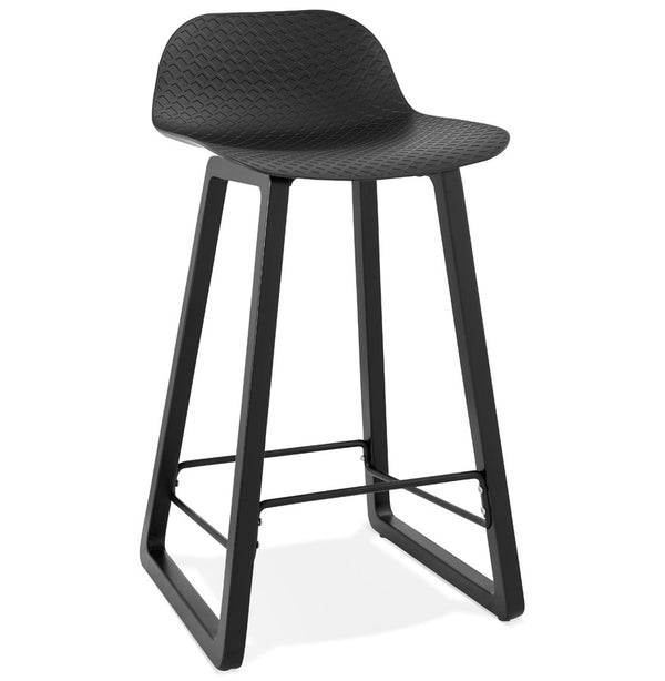 Halfhoge kruk 'SASHIMI MINI' zwart design - Majorr