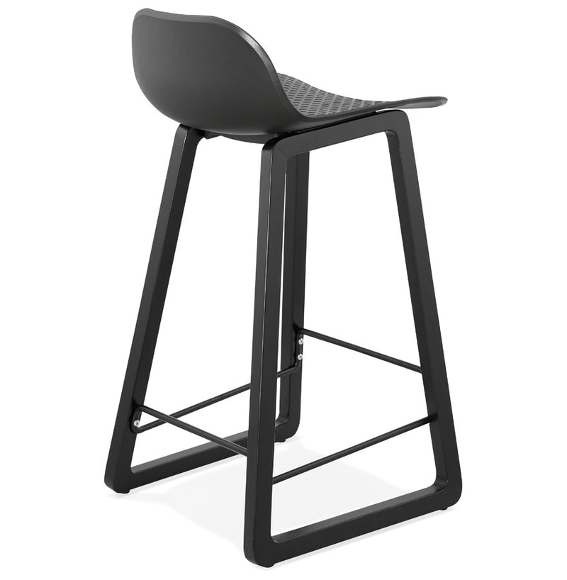 Halfhoge kruk 'SASHIMI MINI' zwart design - Majorr