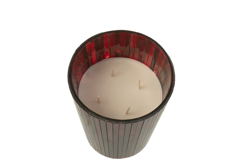 Scented Candle Noa Ruby Red Red Large-60H - Majorr