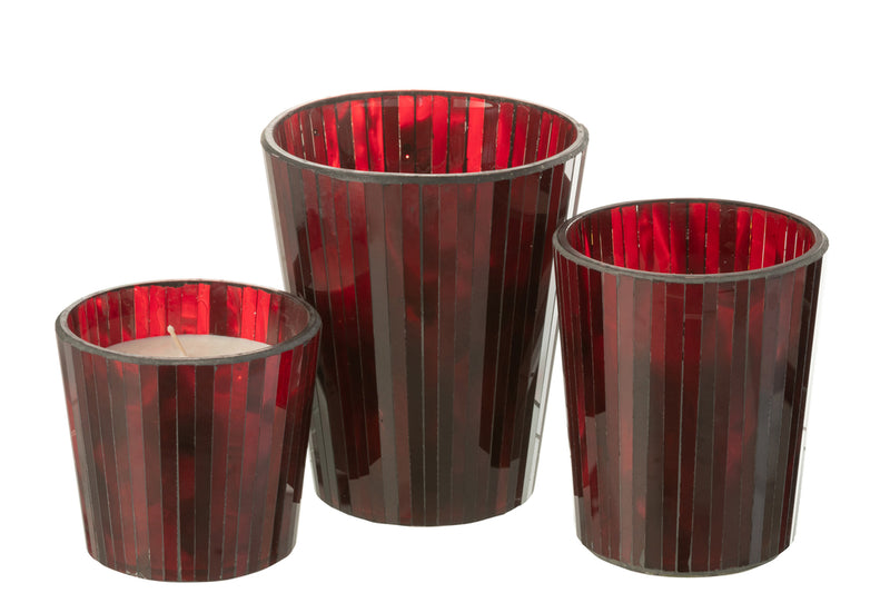 Scented Candle Noa Ruby Red Red Large-60H - Majorr