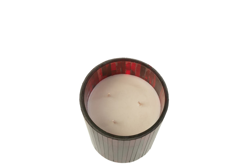 Scented Candle Noa Ruby Red Red Medium-55H - Majorr