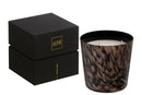 Scented Candle Noa Sandalwood Black/Gold Small-50H - Majorr