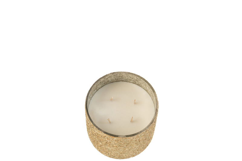 Scented Candle Luxuria Gold Medium- 60H - Majorr