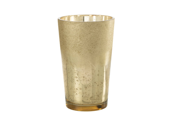 Scented Candle Deluxe Glass Gold Extra Large-160H - Majorr