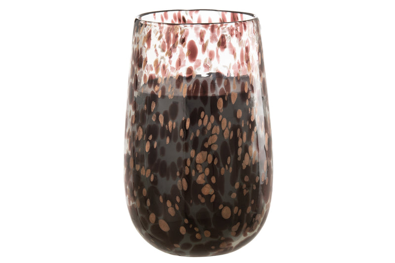 Scented Candle Mia Black/Mix Glass Large-230H - Majorr