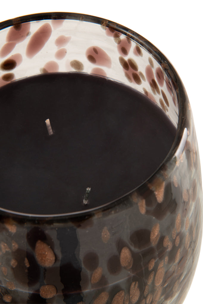 Scented Candle Mia Black/Mix Glass Medium-120H - Majorr