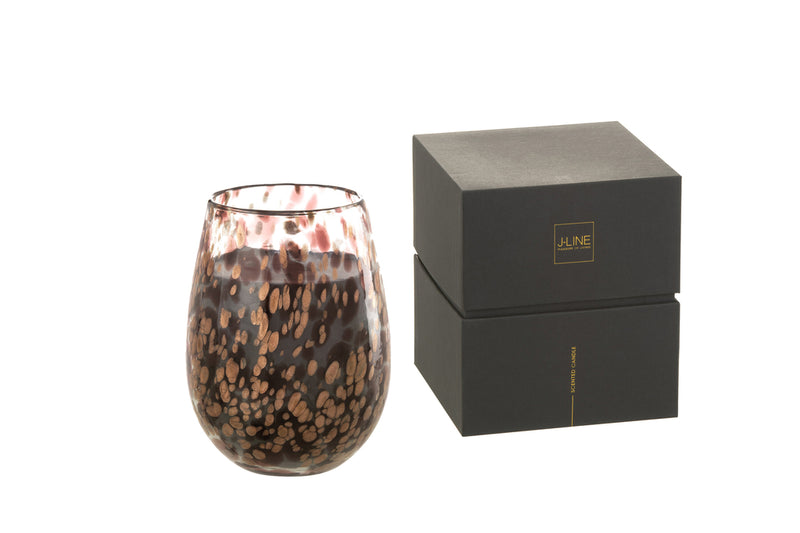 Scented Candle Mia Black/Mix Glass Medium-120H - Majorr