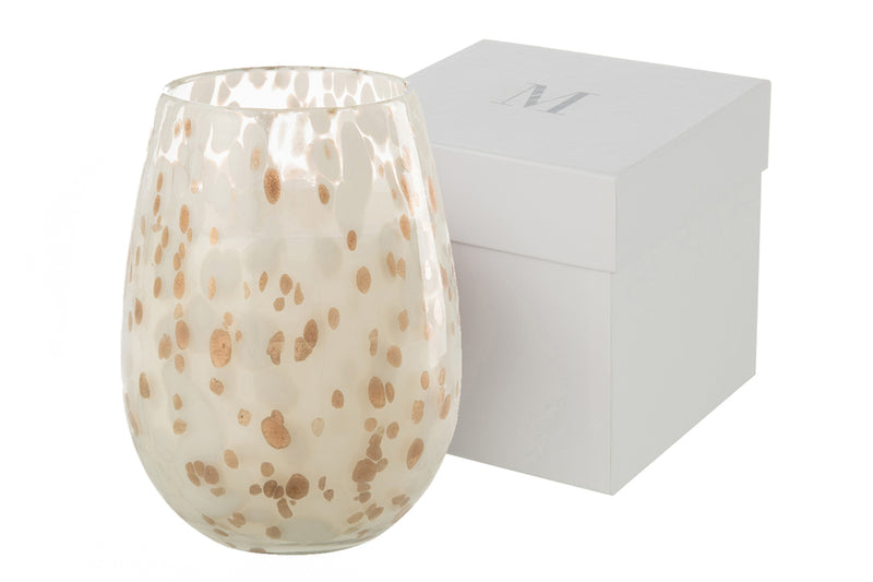 Scented Candle Mia White/Mix Glass Large-230H - Majorr