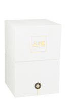 Scented Candle Mia White/Mix Glass Large-230H - Majorr