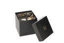 Scented Candle Deluxe Glass Gold/Black Medium-80H - Majorr