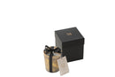 Scented Candle Deluxe Glass Gold/Black Small-48H - Majorr