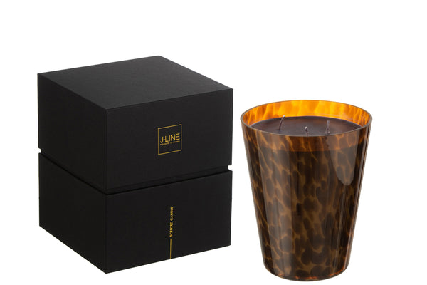 Scented Candle Noa Brown Large-95H - Majorr
