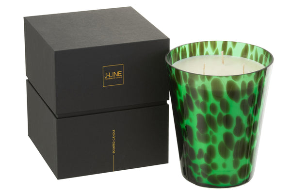 Scented Candle Noa Green Large-95H - Majorr