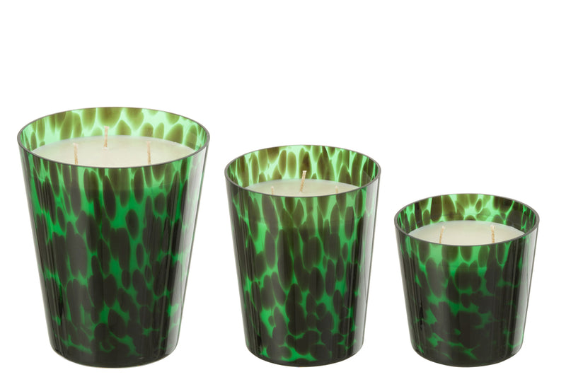 Scented Candle Noa Green Large-95H - Majorr