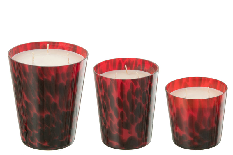 Scented Candle Noa Red Large-95H - Majorr