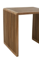 Set Of 2 Coffee Tables Cubic Recycle Teak Natural - Majorr