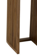 Set Of 2 Side Tables Cubic Recycle Teak Natural - Majorr