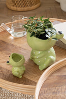 Set Of 3 Coffee Table Round Mango Wood Natural - Majorr