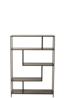 Set Of 3 Flowerpot Fiber Clay Black - Majorr