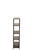 Set Of 3 Flowerpot Fiber Clay Black - Majorr