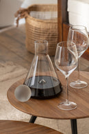 Set Of 4 Tables Round Recycle Teak Natural - Majorr