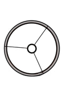 Shade cylinder 30-30-21 cm LIVIGNO black - Majorr