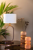 Shade cylinder 30-30-21 cm SAVERNA egg white - Majorr