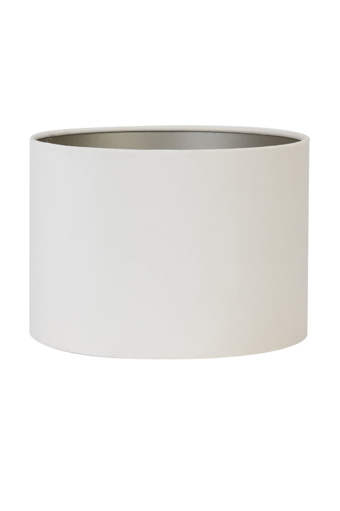 Shade cylinder 30-30-21 cm VELOURS off white - Majorr