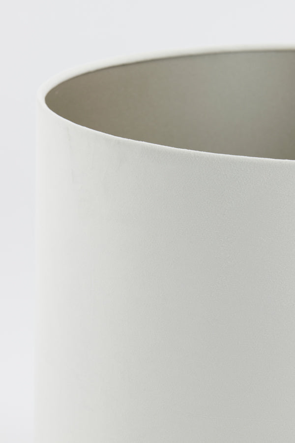 Shade cylinder 40-40-30 cm VELOURS off white - Majorr