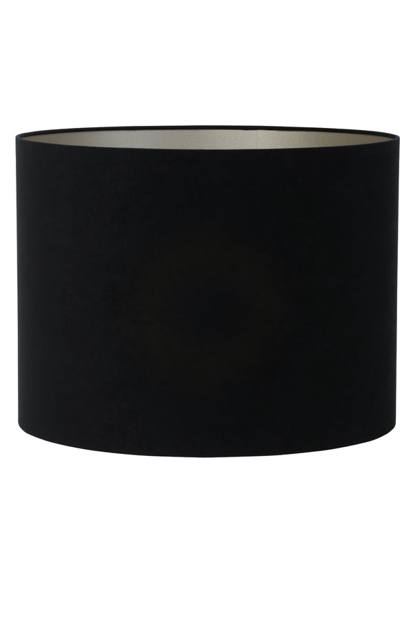 Shade cylinder 50-50-38 cm VELOURS black-taupe - Majorr