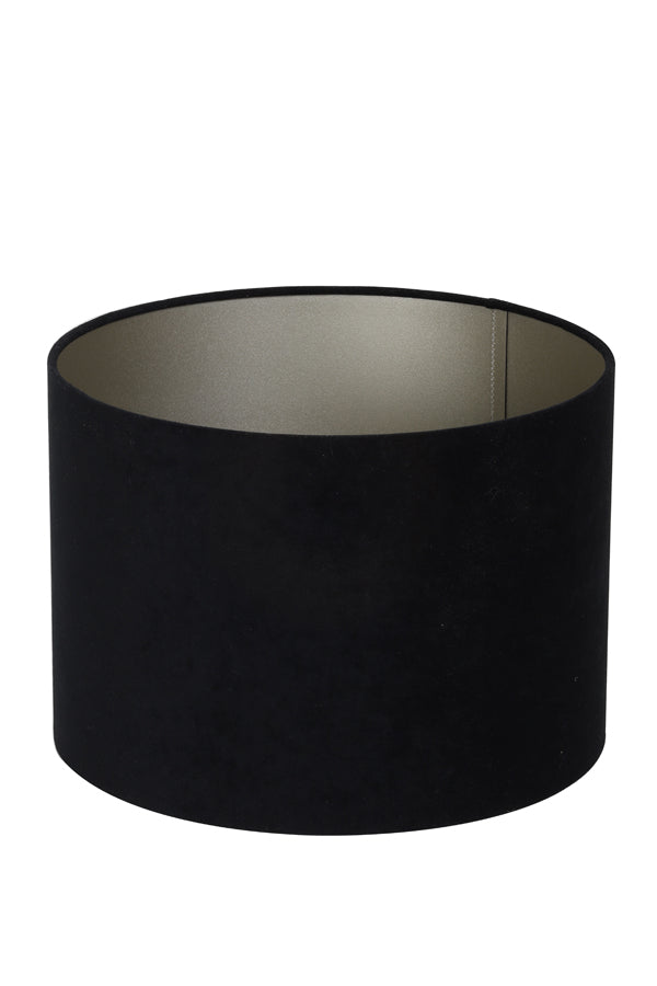 Shade cylinder 50-50-38 cm VELOURS black-taupe - Majorr