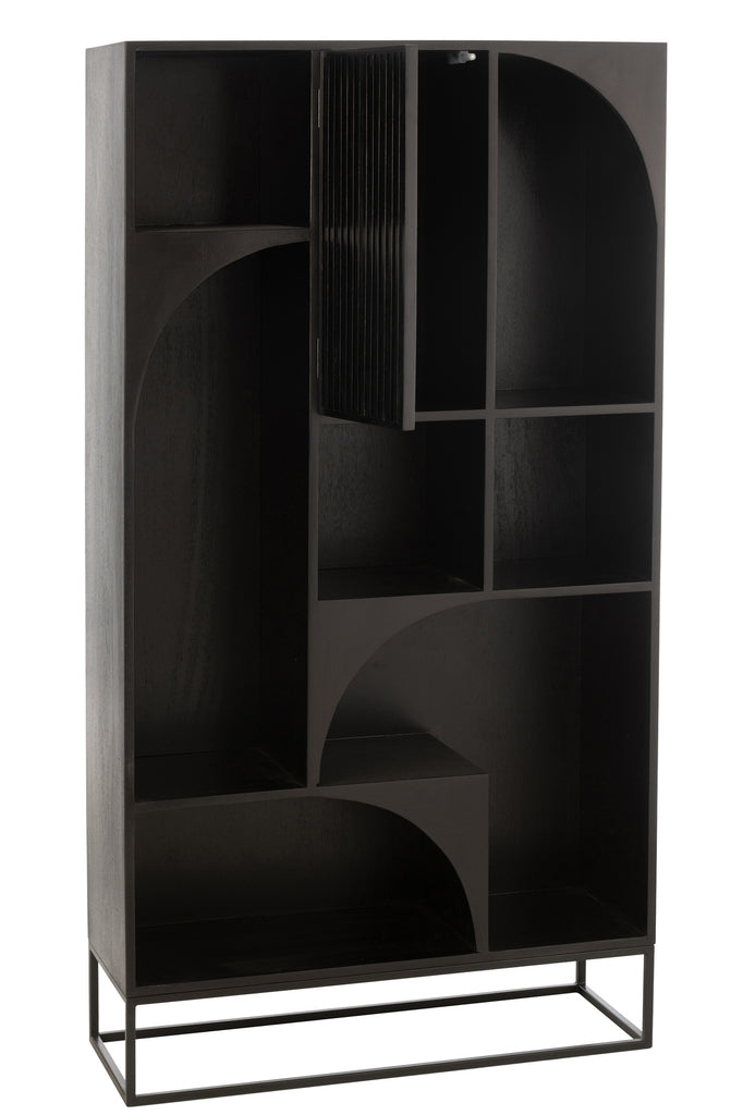 Shelf Mode Mango Wood/Mdf Black - Majorr