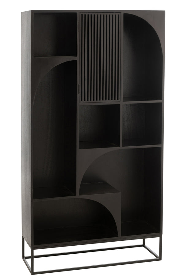 Shelf Mode Mango Wood/Mdf Black - Majorr