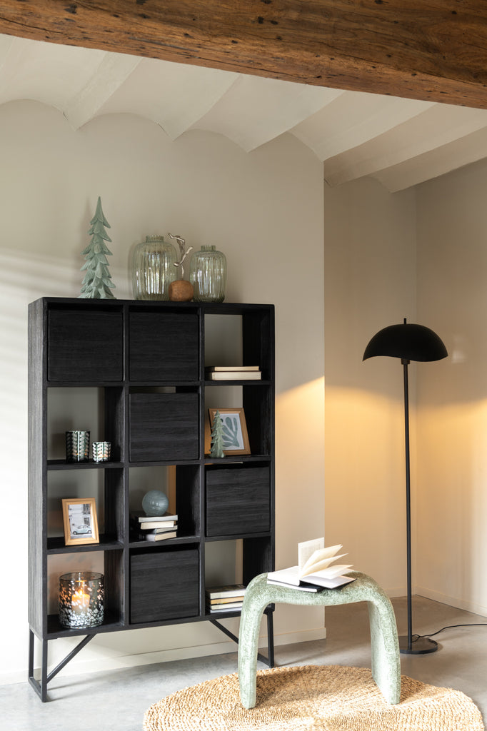 Shelf Mode Mango Wood/Mdf Black - Majorr